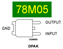 78M05 - Positive +5V, Voltage Regulator